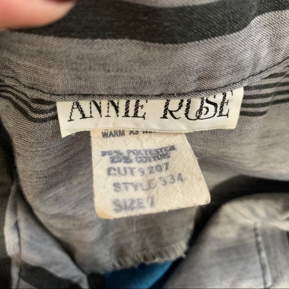 Annie Rose Vintage Stripped Jumpsuit/ Jumper - Picture 5 of 5